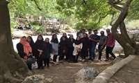 تعدادی از مستعدین برتر و مخترعین استان از مکان گردشی، تاریخی و باستانی پیرغار واقع در روستای ده چشمه شهرستان فارسان بازدید کردند